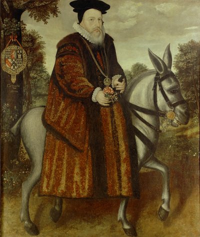 William Cecil, 1st Baron Burghley, Lord High Treasurer of England, Bodleian Library, Oxford by Unbekannt Unbekannt